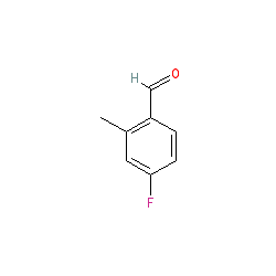 4-Fluoro-2-methylbenzaldehyde chemical structure (CAS 63082-45-1)