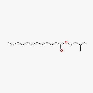 Isopentyl dodecanoate chemical structure (CAS 6309-51-9)