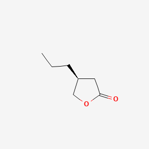 (S)-4-Propyldihydrofuran-2(3H)-one chemical structure (CAS 63095-60-3)