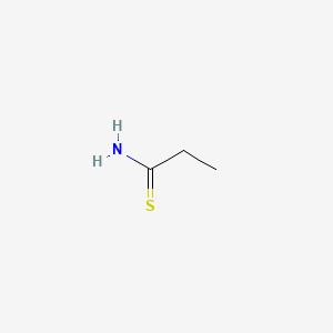 Propanethioamide chemical structure (CAS 631-58-3)