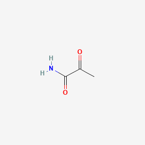 2-Oxopropanamide chemical structure (CAS 631-66-3)