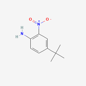 4-(tert-Butyl)-2-nitroaniline chemical structure (CAS 6310-19-6)