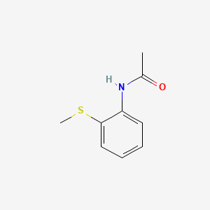 N-(2-(Methylthio)phenyl)acetamide chemical structure (CAS 6310-41-4)
