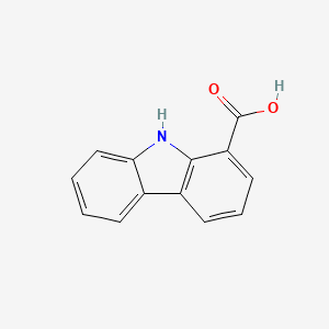 9H-Carbazole-1-carboxylic acid chemical structure (CAS 6311-19-9)