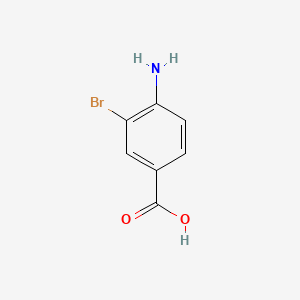 4-Amino-3-bromobenzoic acid chemical structure (CAS 6311-37-1)