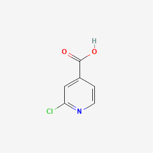 2-Chloroisonicotinic acid chemical structure (CAS 6313-54-8)