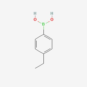(4-Ethylphenyl)boronic acid chemical structure (CAS 63139-21-9)