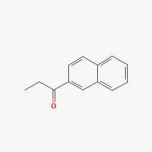 1-(Naphthalen-2-yl)propan-1-one chemical structure (CAS 6315-96-4)