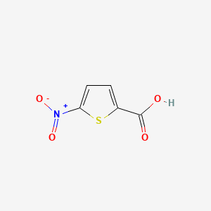5-Nitrothiophene-2-carboxylic acid chemical structure (CAS 6317-37-9)