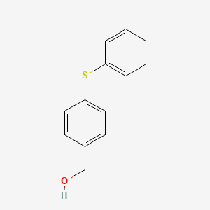 (4-(Phenylthio)phenyl)methanol chemical structure (CAS 6317-56-2)