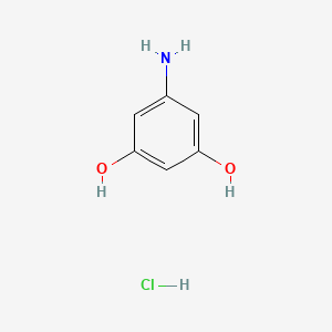 5-Aminobenzene-1,3-diol hydrochloride chemical structure (CAS 6318-56-5)