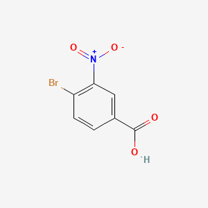 4-Bromo-3-nitrobenzoic acid chemical structure (CAS 6319-40-0)