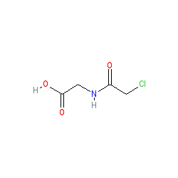 2-(2-Chloroacetamido)acetic acid chemical structure (CAS 6319-96-6)