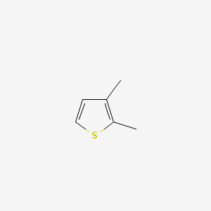 2,3-Dimethylthiophene chemical structure (CAS 632-16-6)
