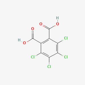 3,4,5,6-Tetrachlorophthalic acid chemical structure (CAS 632-58-6)