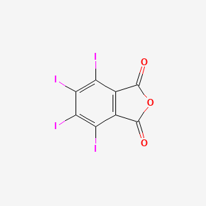 4,5,6,7-Tetraiodoisobenzofuran-1,3-dione chemical structure (CAS 632-80-4)