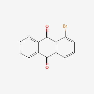1-Bromoanthracene-9,10-dione chemical structure (CAS 632-83-7)
