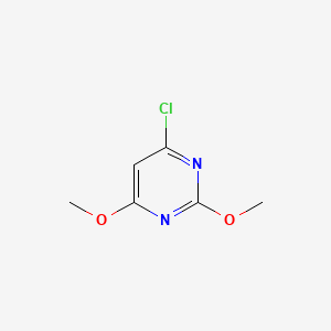 4-Chloro-2,6-dimethoxypyrimidine chemical structure (CAS 6320-15-6)