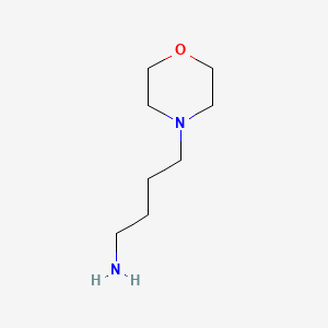 4-Morpholinobutan-1-amine chemical structure (CAS 6321-07-9)