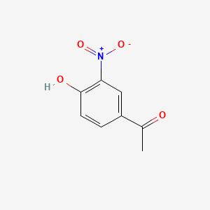 4'-Hydroxy-3'-nitroacetophenone chemical structure (CAS 6322-56-1)