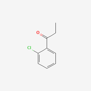 1-(2-Chlorophenyl)propan-1-one chemical structure (CAS 6323-18-8)