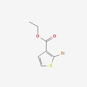Ethyl 2-bromothiophene-3-carboxylate chemical structure (CAS 632325-50-9)