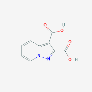 Pyrazolo[1,5-a]pyridine-2,3-dicarboxylic acid chemical structure (CAS 63237-87-6)