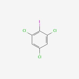 1,3,5-Trichloro-2-iodobenzene chemical structure (CAS 6324-50-1)