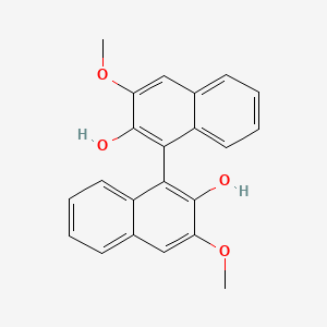 (R)-3,3'-Dimethoxy-[1,1'-binaphthalene]-2,2'-diol chemical structure (CAS 63250-86-2)