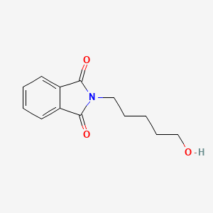 2-(5-Hydroxypentyl)isoindoline-1,3-dione chemical structure (CAS 63273-48-3)