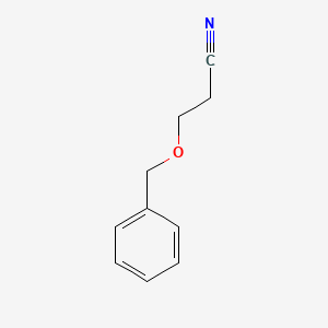 3-(Benzyloxy)propanenitrile chemical structure (CAS 6328-48-9)