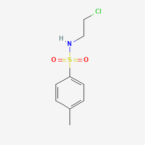 N-(2-Chloroethyl)-4-methylbenzenesulfonamide chemical structure (CAS 6331-00-6)