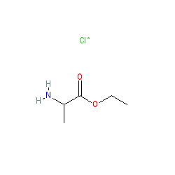 D-Alanine ethyl ester hydrochloride chemical structure (CAS 6331-09-5)