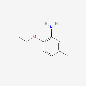 2-Ethoxy-5-methylaniline chemical structure (CAS 6331-70-0)