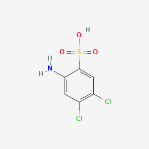 2-Amino-4,5-dichlorobenzenesulfonic acid chemical structure (CAS 6331-96-0)