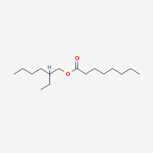 2-Ethylhexyl octanoate chemical structure (CAS 63321-70-0)