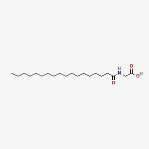 2-Stearamidoacetic acid chemical structure (CAS 6333-54-6)