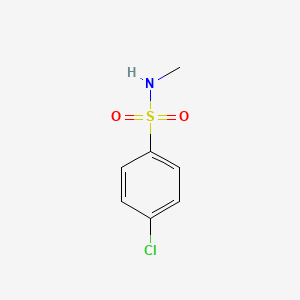 4-Chloro-N-methylbenzenesulfonamide chemical structure (CAS 6333-79-5)