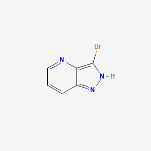 3-Bromo-1H-pyrazolo[4,3-b]pyridine chemical structure (CAS 633328-33-3)