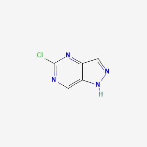 5-Chloro-1H-pyrazolo[4,3-d]pyrimidine chemical structure (CAS 633328-98-0)