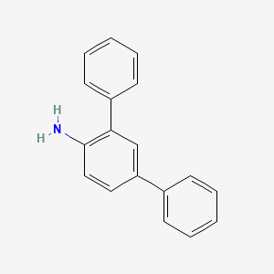 [1,1':3',1''-Terphenyl]-4'-amine chemical structure (CAS 63344-48-9)