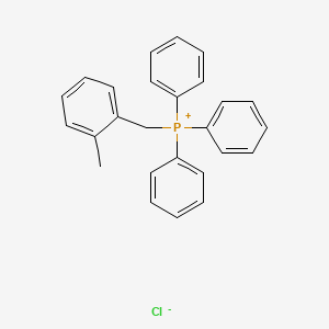 (2-Methylbenzyl)triphenylphosphonium chloride chemical structure (CAS 63368-36-5)