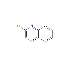 2-Chloro-4-methylquinoline chemical structure (CAS 634-47-9)