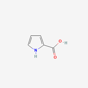 Pyrrole-2-carboxylic acid chemical structure (CAS 634-97-9)