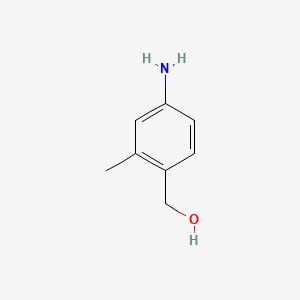(4-Amino-2-methylphenyl)methanol chemical structure (CAS 63405-88-9)
