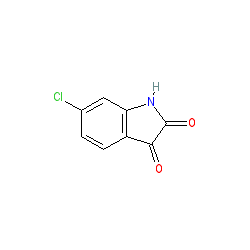 6-Coroindoline-2,3-dione chemical structure (CAS 6341-92-0)