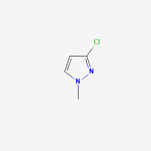 3-Chloro-1-methyl-1H-pyrazole chemical structure (CAS 63425-54-7)