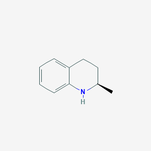(R)-2-Methyl-1,2,3,4-tetrahydroquinoline chemical structure (CAS 63430-95-5)