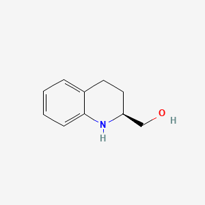 (S)-(1,2,3,4-Tetrahydroquinolin-2-yl)methanol chemical structure (CAS 63430-96-6)