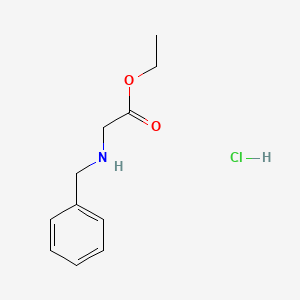 Ethyl 2-(benzylamino)acetate hydrochloride chemical structure (CAS 6344-42-9)